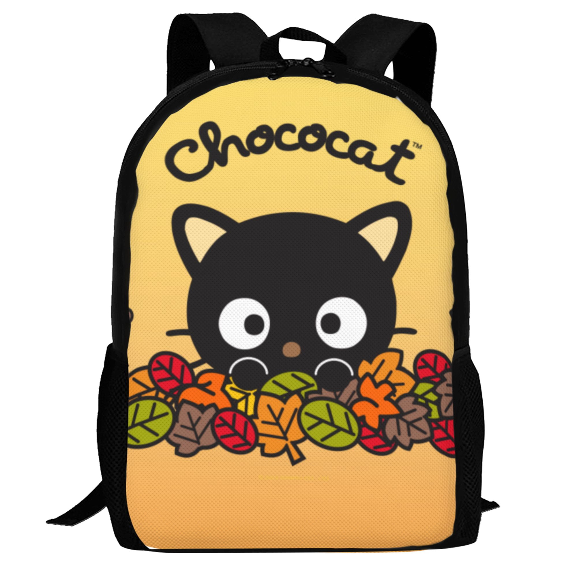 Chococat Backpack, Large Capacity Laptop Backpack, Lightweight Multifunction Backpack, 16.5x12.5x5.5 Inch