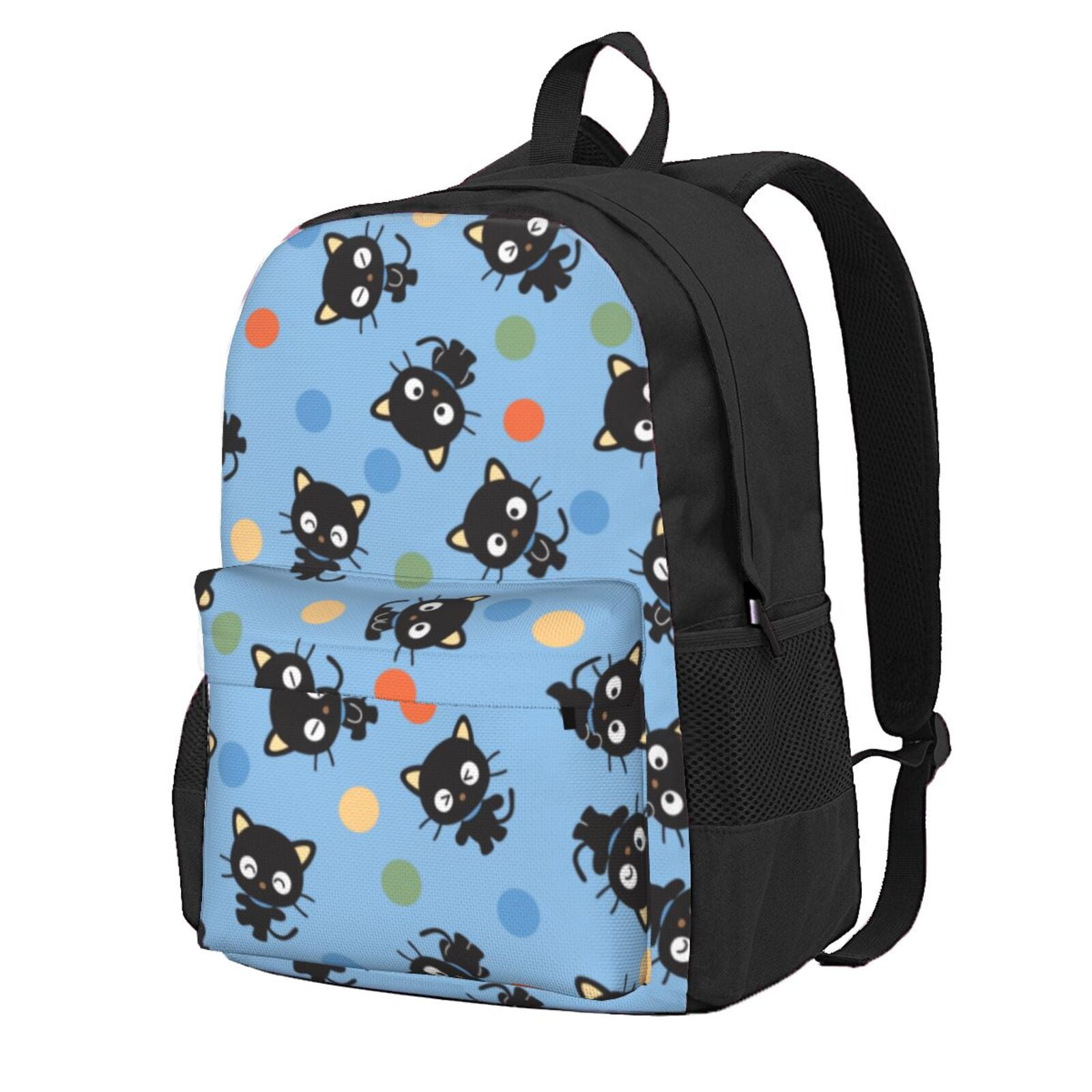 Chococat Backpack, Lightweight Durable College Backpack, Travel Daypack, Water Resistant College Computer Bag For Women \u0026 Men, Fit 15 Inch Lattop Notebook