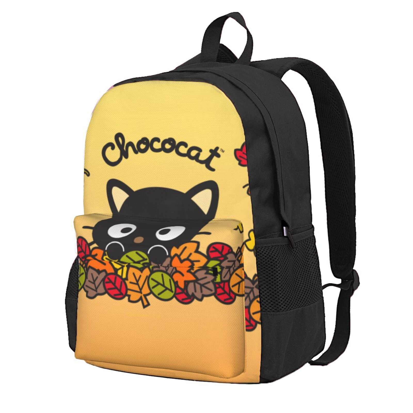 Chococat Backpack, Lightweight Durable College Backpack, Travel Daypack, Water Resistant College Computer Bag For Women \u0026 Men, Fit 15 Inch Lattop Notebook