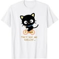 thumbnail image 1 of Chococat Bicycle DTG Print Unisex T-Shirt, 1 of 5