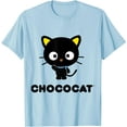 thumbnail image 1 of Chococat Character Greeting DTG Print Unisex T-Shirt ,Light Blue Color,Size YM, 1 of 5