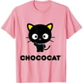 thumbnail image 1 of Chococat Character Greeting DTG Print Unisex T-Shirt ,Light Pink Color,Size 4T, 1 of 5