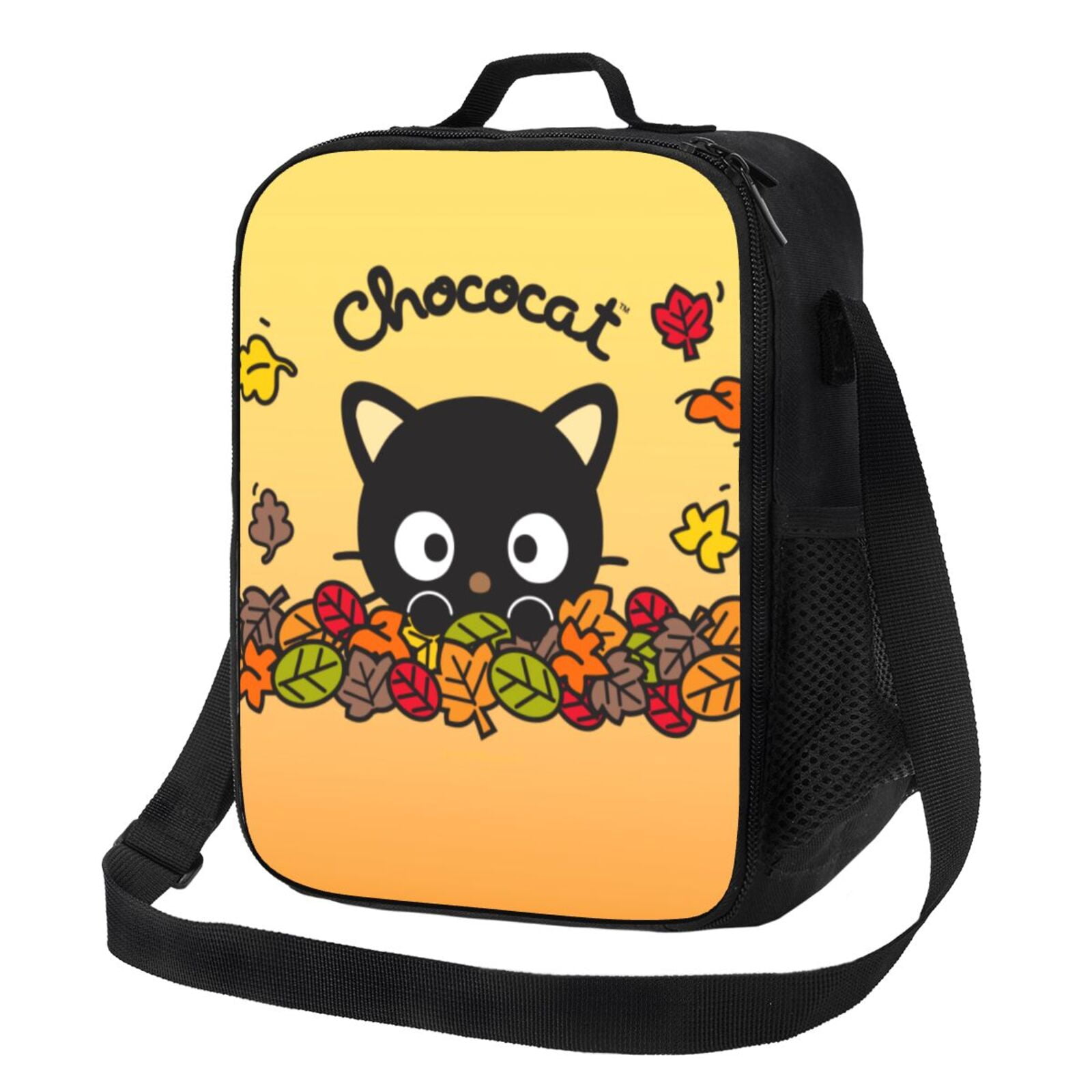 Chococat Lunch Bag, Reusable Lunch Tote Bag, Insulated Portable Lunch Box, 10.5x8x4.5 Inch
