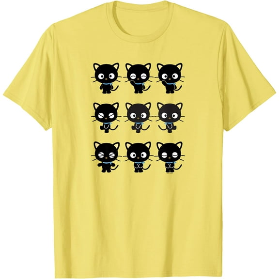 Chococat Many Expressions Cute DTG Print Unisex T-Shirt