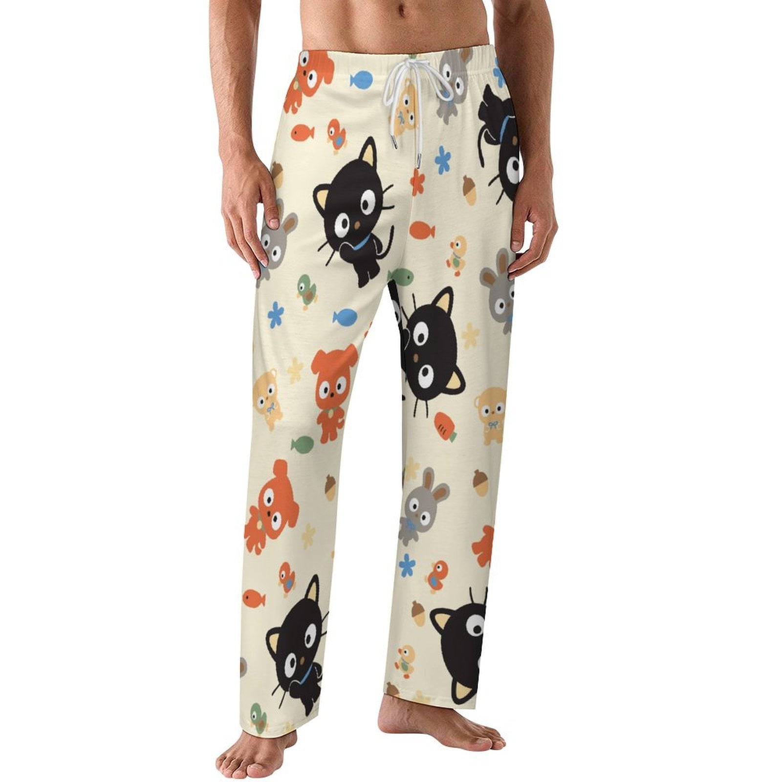 Chococat Men's Pajama Pants Soft Sleepwear Loung Pants for Men Pj