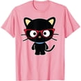 thumbnail image 1 of Chococat Nerd Glasses DTG Print Unisex T-Shirt,Light Pink Color,Size 2XL, 1 of 5