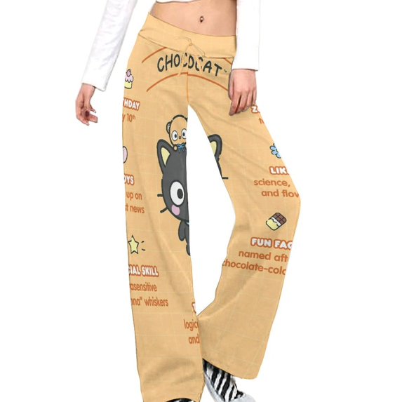 Chococat Women's Wide Leg Yoga Pant Comfy Loose Sweatpants High Waist Lounge Casual Athletic Pant Workout Joggers Pant