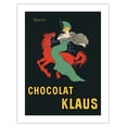 thumbnail image 1 of Chocolat Klaus - Swiss Chocolates - Vintage Advertising Poster by Leonetto Cappiello c.1903 - Bamboo Fine Art 290gsm Paper (Unframed) 17x22in, 1 of 4