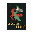 thumbnail image 1 of Chocolat Klaus - Swiss Chocolates - Vintage Advertising Poster by Leonetto Cappiello c.1903 - Fine Art Matte Paper Print (Unframed) 24x32in, 1 of 4
