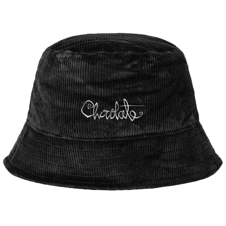 Chocolate 94 Script Cord Bucket Skate HAT --Black - Walmart.com