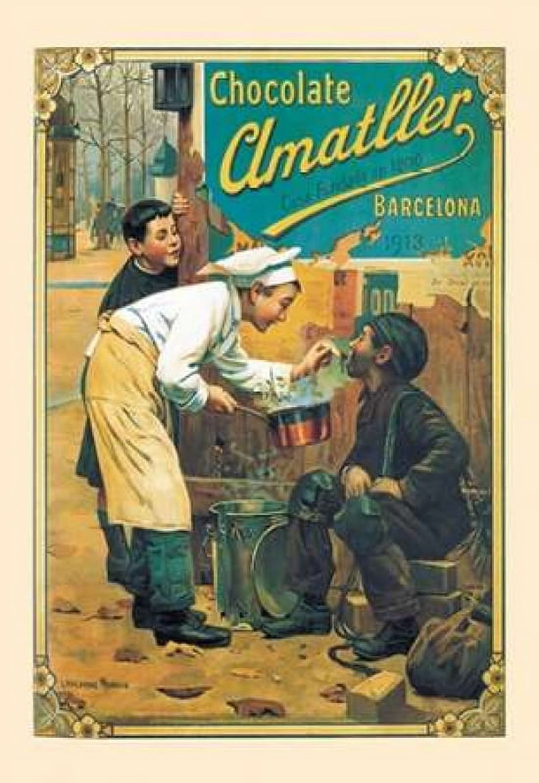 Chocolate Amatller 1913 Canvas Art - Unknown (12 x 18)