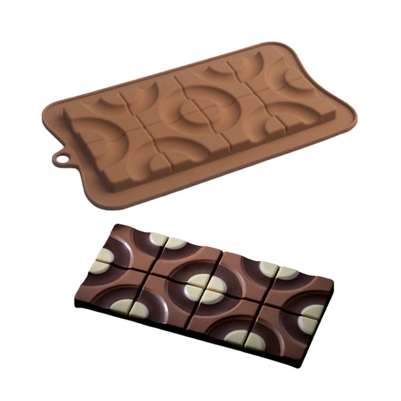 Chocolate Baking Mold, Chocolate Bar Silicone Making Baking Mold, Beginners Chocolate Lovers Easily Unmold Baking Gadget for Desserts, Truffles, Candy