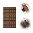 thumbnail image 1 of Chocolate Bar Small Rectangle Silicone | 6 Cavities | Flexible Nonstick Tray for Candy, Protein Bars, Nut Bars, Energy Bites, Ketone Bombs | 25.5x17cm | Dishwasher Safe | Oven Microwave Freezer, 1 of 6