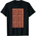 thumbnail image 1 of Chocolate Bar S'mores Costume Group Camping T-ShirtMen and women, Black T-shirt, size: Extra large, 1 of 4