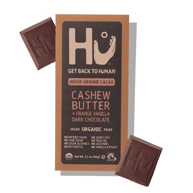 Chocolate Bars 12 Pack Orange Dream Vanilla Cashew Butter Chocolate