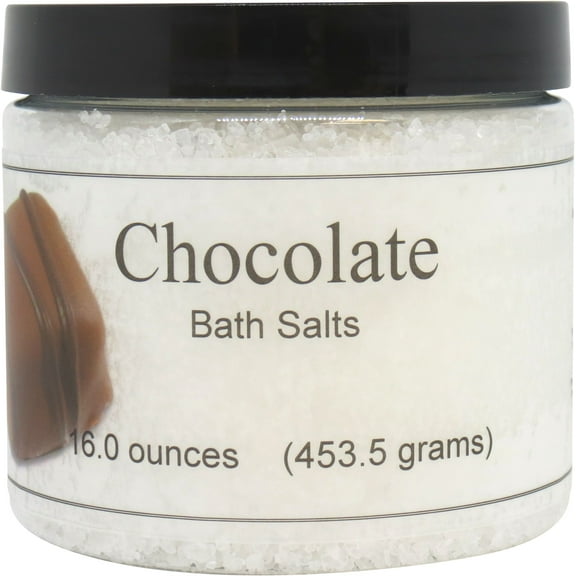 Chocolate Bath Salts by Eclectic Lady, 16 ounces