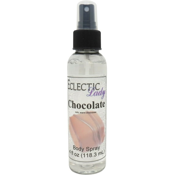 Chocolate Body Spray, Eclectic Lady, Hydrating Mist, Unisex (Double Strength), 4 oz