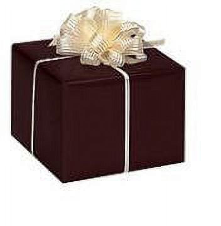 Chocolate Brown Elegant Glossy Solid Color Gift Wrap Wrapping 16ft Roll  Paper 