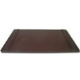 thumbnail image 1 of Chocolate Brown Leather 22 in. x 14 in. Desk Pad with Side Rails, 1 of 1