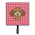 thumbnail image 1 of Chocolate Brown Poodle Leash or Key Holder, 1 of 1