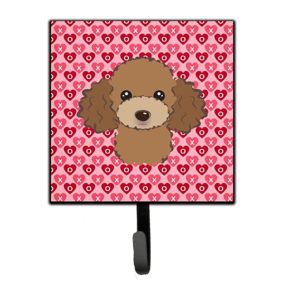 Chocolate Brown Poodle Leash or Key Holder