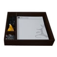 thumbnail image 1 of Chocolate Brown&nbsp;Leather Conference Room Organizer Tray, 1 of 5
