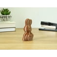 thumbnail image 1 of Clever Contraption Chocolate Bunny Figurine – Brown Desk Companion or Home Accent Décor, 1 of 9