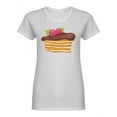 thumbnail image 1 of Chocolate Cake Shaped T-Shirt Women -Image by Shutterstock, Female Medium, 1 of 2