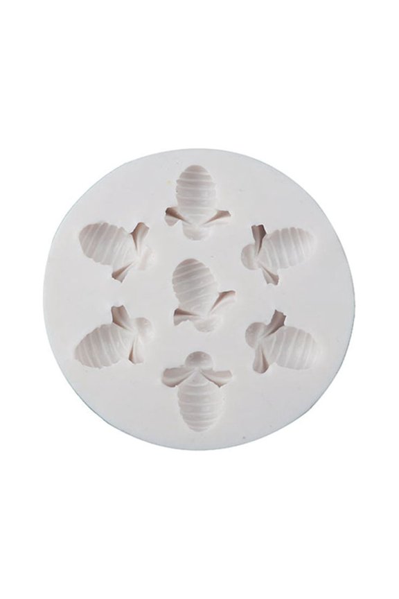 Chocolate Candy 3/7-cavity Little-Bee Fondant Mold Shape Silicone Mold