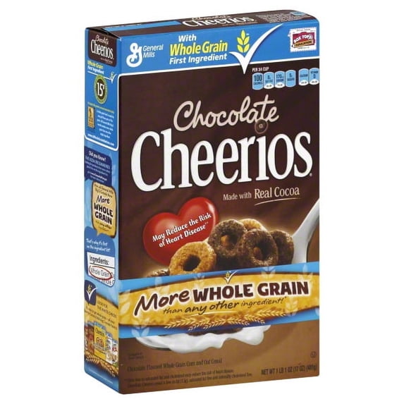 Chocolate Cheerios Cereal, 17 oz