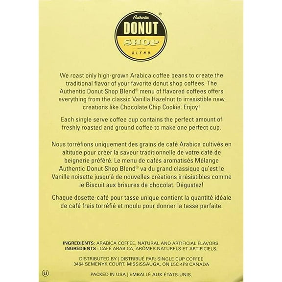 Chocolate Chip Cookie Flavored Coffee by Authentic Donut Shop