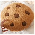thumbnail image 1 of Chocolate Chip Cookie/ Pillow，Fun Round Throw Cookie Food Pillows,Patio Cushion Car Seats Cushion Floor Pillow Tatami Cushion for Living Room Sofa Car - 2Pcs(11.02"), 1 of 9