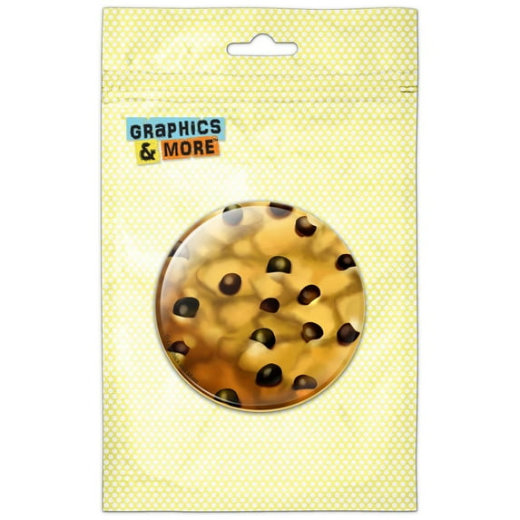 Chocolate Chip Cookie Pinback Button Pin Badge