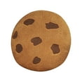thumbnail image 1 of Chocolate Chip Cookie Shaped Throw Pillow For Living Room Sofa 28Cm, Cute Decorative Cushion With Exquisite Craftsmanship, Soft And Multi-Functional Home Use, 1 of 8