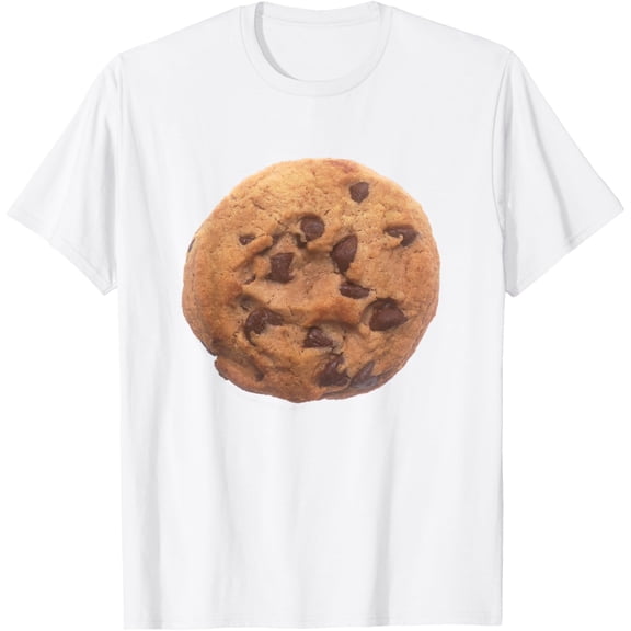 Chocolate Chip Cookie T Shirt T-ShirtMen and women, White T-shirt, size: Extra large