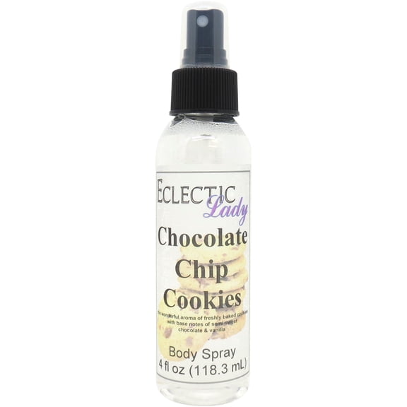 Chocolate Chip Cookies Body Spray, Eclectic Lady, Hydrating Mist, Unisex, 4 oz