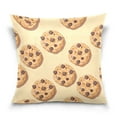thumbnail image 1 of Chocolate Chip Cookies Throw Pillow Covers Couch Pillowcases Decor for Bed Sofa 18" x 18", 1 of 7