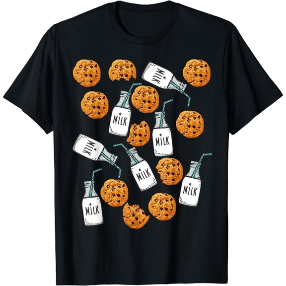 Chocolate Chip Cookies and Milk Funny Costume T-Shirt