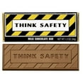 thumbnail image 1 of Chocolate Chocolate 310015 Think Safety Wrapper Bars - Pack of 50, 1 of 1