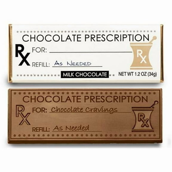 Chocolate Chocolate 310030 Prescription Wrapper Bars - Pack of 50