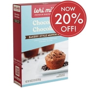 Lehi Mills Chocolate Chocolate Muffin Mix 18 oz Box - Premium Baking Mix