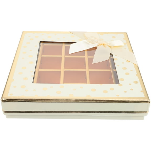 Assorted Chocolate Box Clear Packaging Romantic Sweets Perfect for Gifting and Special Occasions