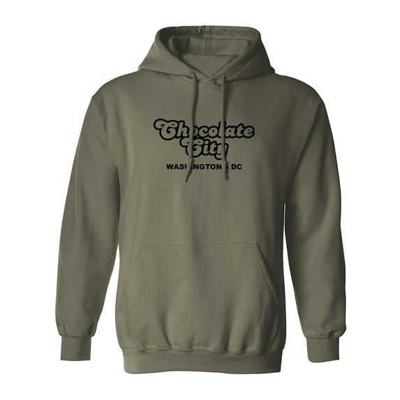 Chocolate City Washington DC Adult Hooded Sweatshirt