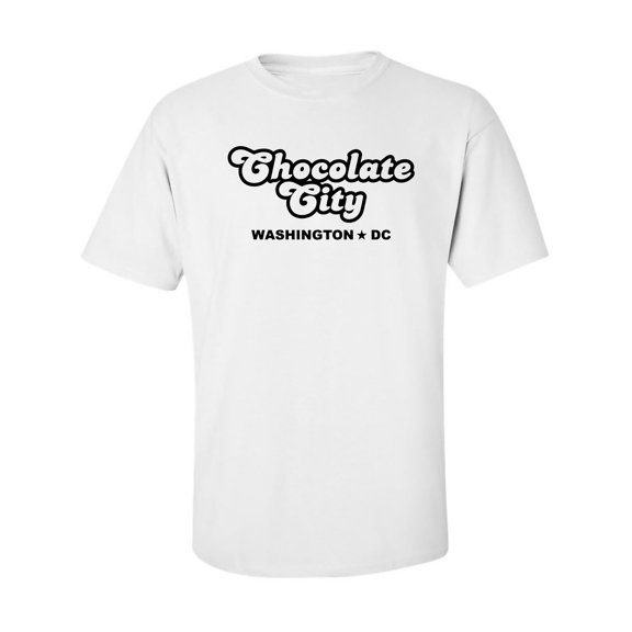 Chocolate City Washington DC Adult Short Sleeve T-shirt