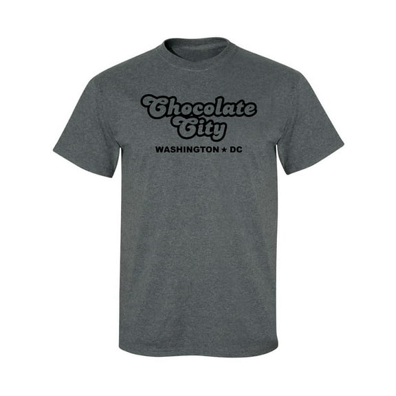 Chocolate City Washington DC Adult Short Sleeve T-shirt