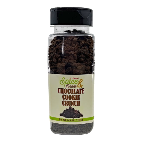 Chocolate Cookie Crunch Ice Cream Topping & Cake Decoration 12oz, by Dasher's Spice & Beans