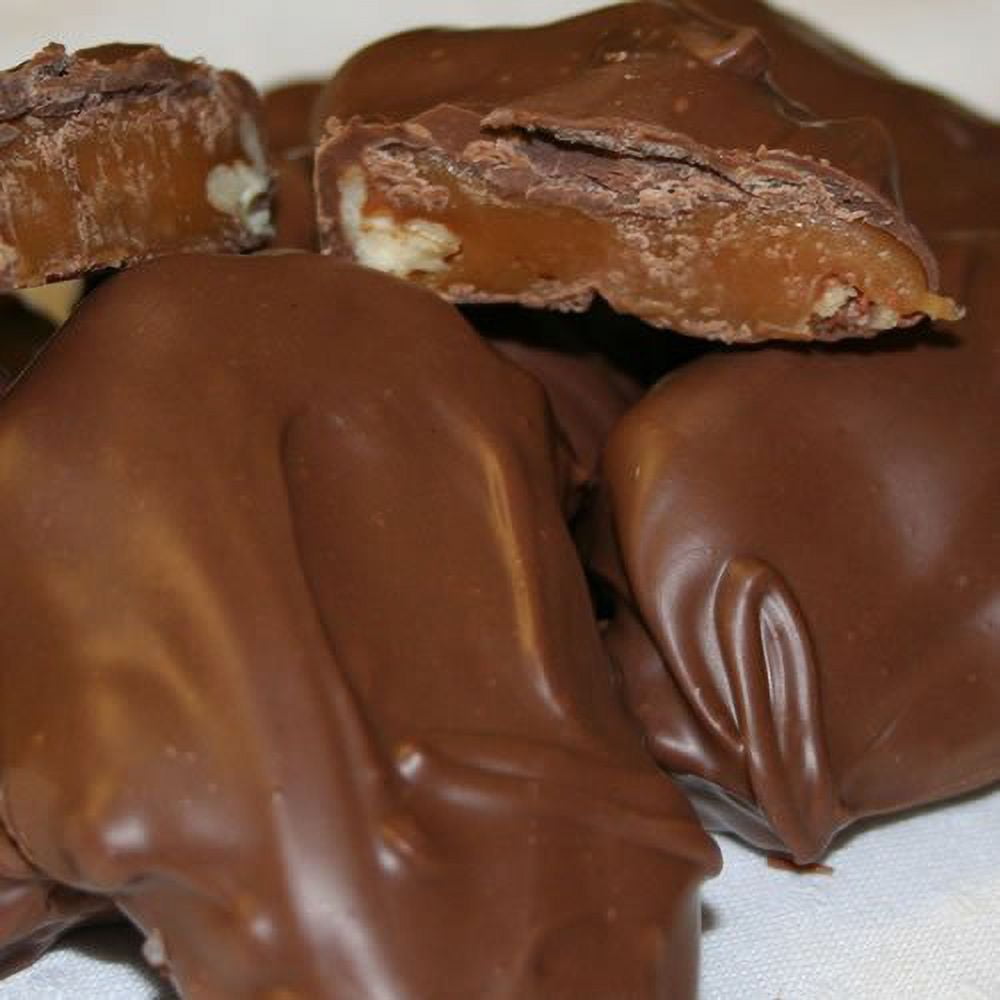 Chocolate Covered Caramel Nut Clusters, Turtles (No Guarantee) (Milk Chocolate, One Pound