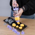 thumbnail image 1 of Chocolate Cream Piping Pen - Multi-Functional Cake Decor Tool, Cookie & Baking Squeezer, Reusable Piping Tube for Frosting & Cream, Easy-to-Use Pastry Decor Gadget for Holiday Baking, Purple, 1 of 6