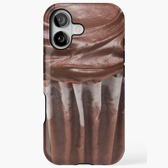 Chocolate Cupcake Dessert Sweet Baking iPhone Case 11 through 17 Pro Max