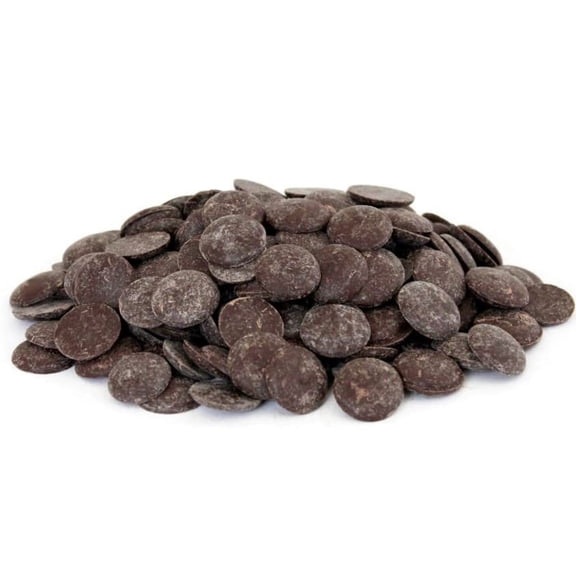 Chocolate Discs by Its Delish, 1 lb 16 Oz Bag  Semi-Sweet Style Dark Chocolate For Baking & Confectionery, Pastry Chefs, Chocolatiers, Home Bakers & Sweet Snacking  Non-Dairy, Vegan, Kosher Parve